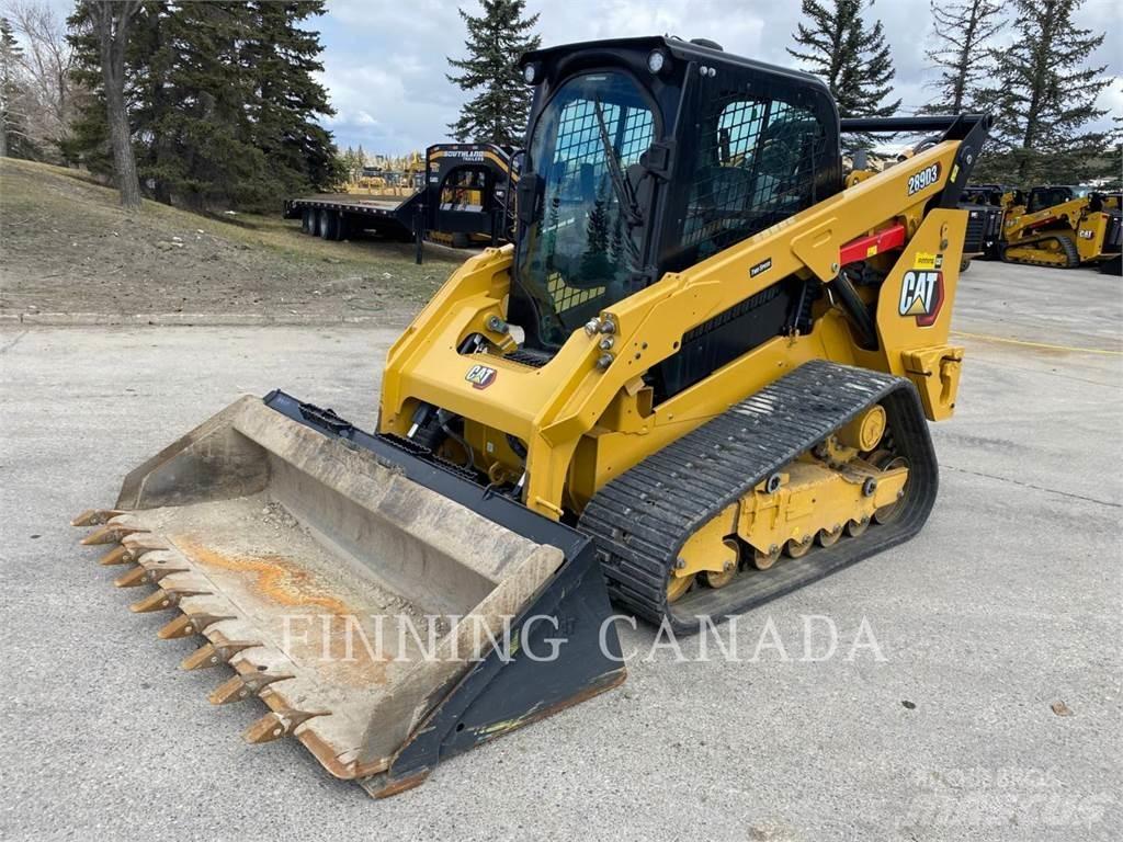 CAT 289D3 Lánctalpas homlokrakodók