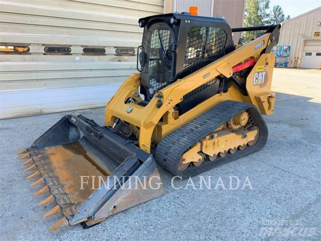 CAT 289D3 Lánctalpas homlokrakodók