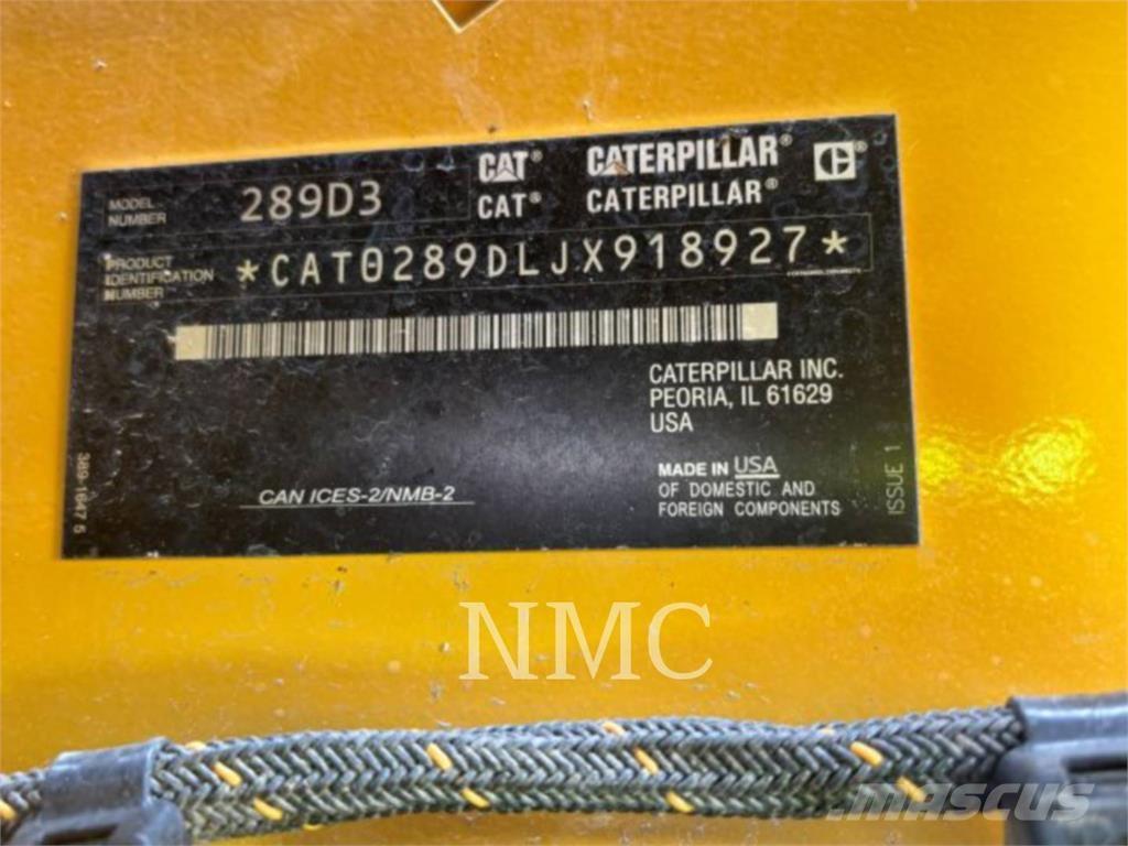 CAT 289D3 Lánctalpas homlokrakodók