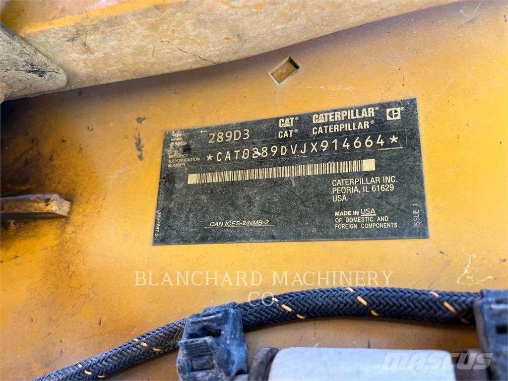 CAT 289D3 Lánctalpas homlokrakodók