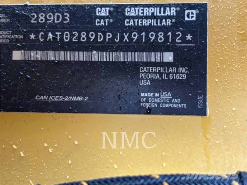 CAT 289D3 Lánctalpas homlokrakodók