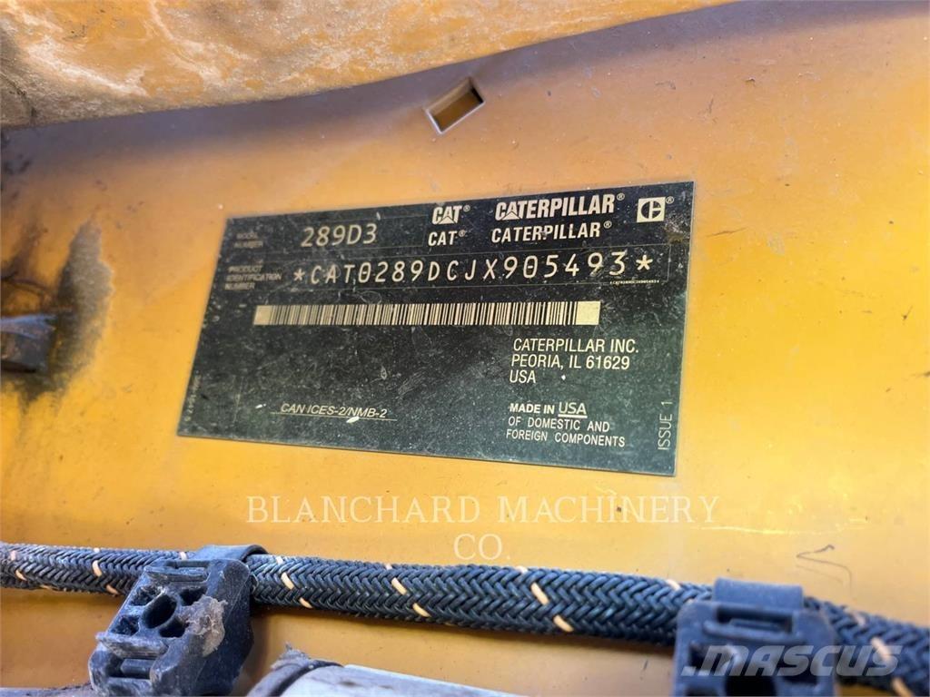 CAT 289D3 Lánctalpas homlokrakodók