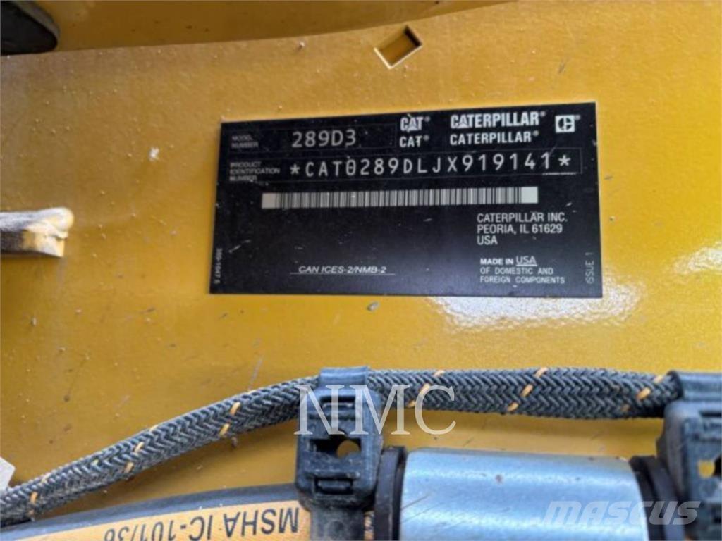 CAT 289D3 Lánctalpas homlokrakodók