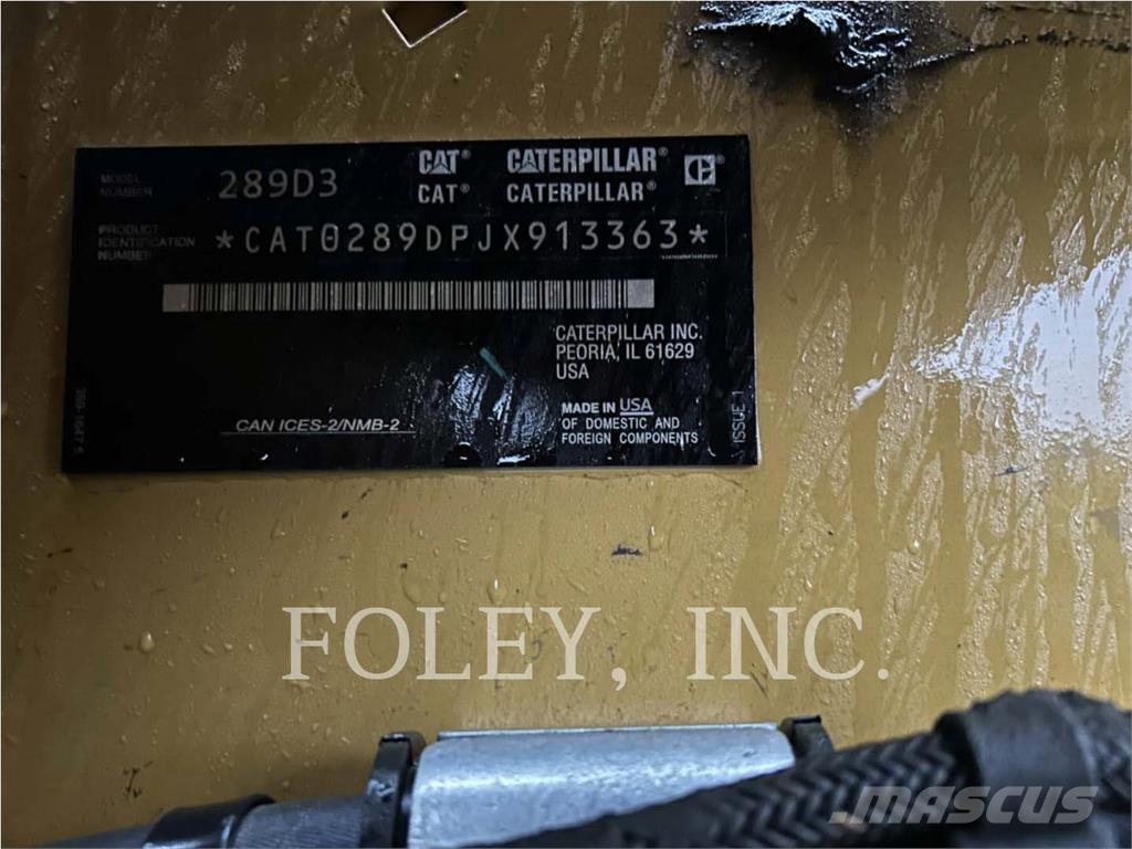 CAT 289D3 Lánctalpas homlokrakodók
