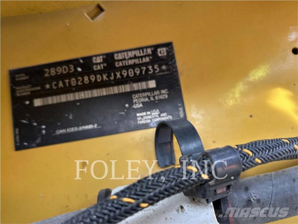 CAT 289D3 Lánctalpas homlokrakodók