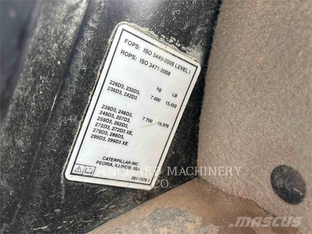 CAT 299D3 Lánctalpas homlokrakodók