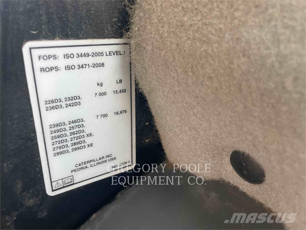CAT 299D3XE Lánctalpas homlokrakodók