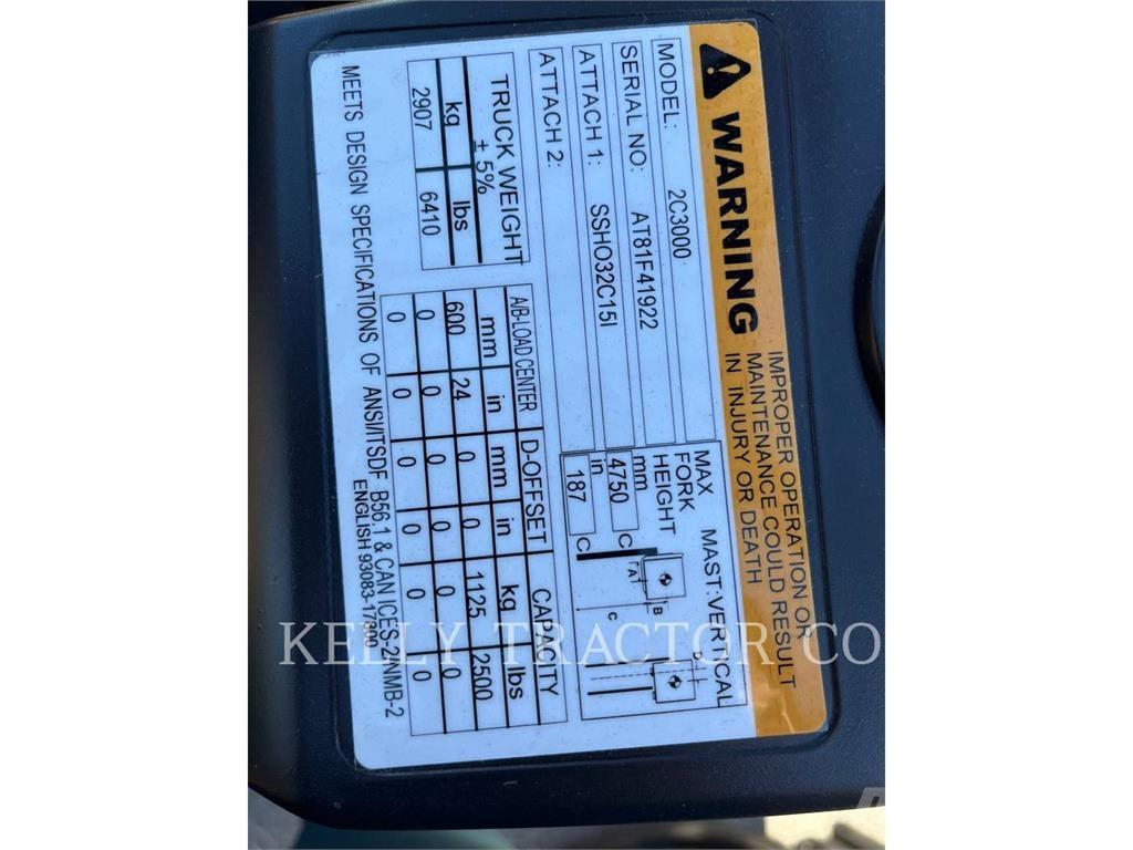 CAT 2C3000 Targoncák-Egyéb