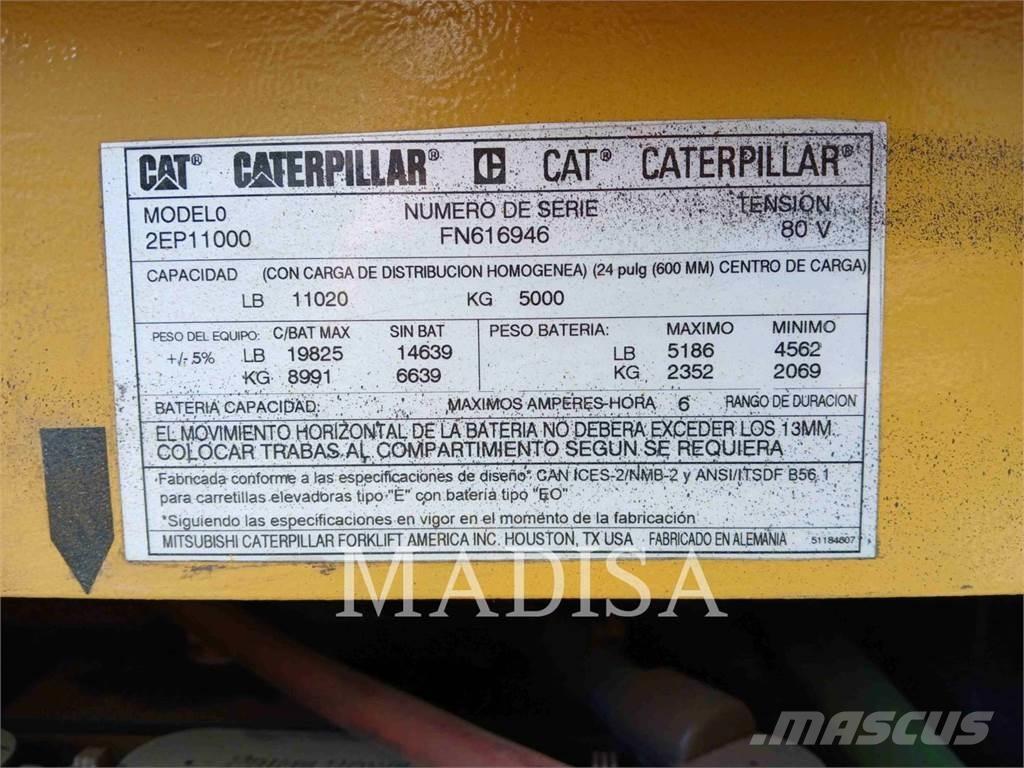 CAT 2EP11000 Elektromos targoncák