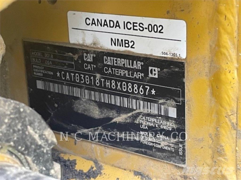 CAT 301.8 CRCB Lánctalpas kotrók