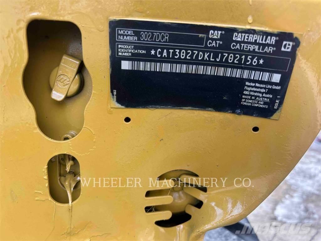 CAT 302.7DC1TH Lánctalpas kotrók