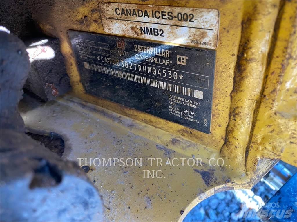 CAT 302CR Lánctalpas kotrók