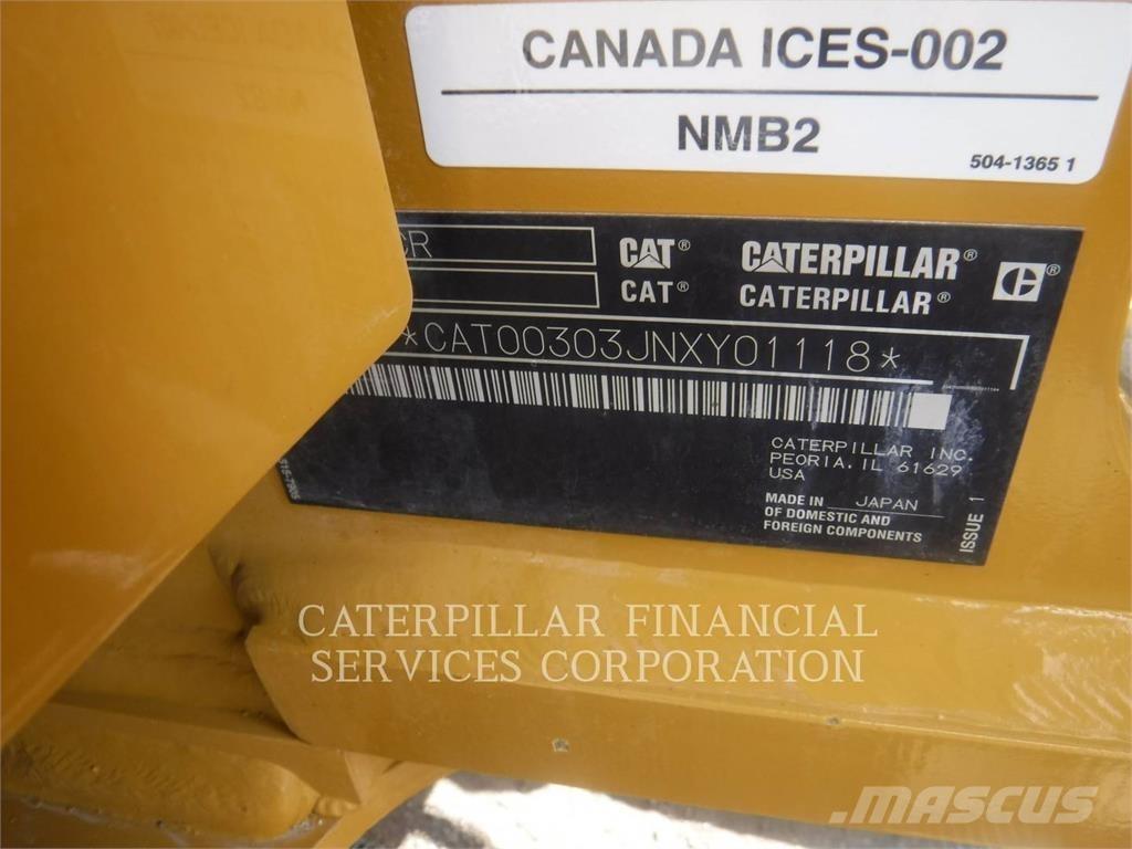 CAT 303-07CR Lánctalpas kotrók