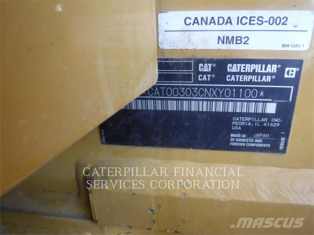 CAT 303-07CR Lánctalpas kotrók