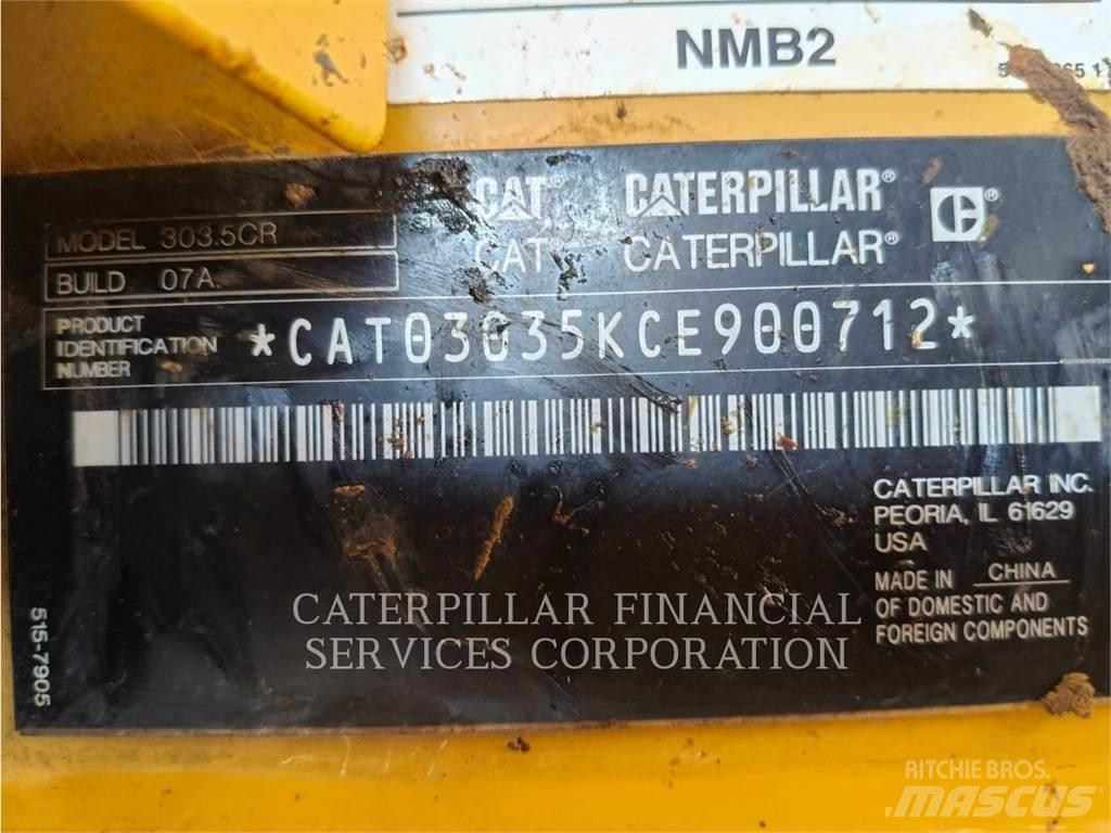 CAT 303.5-07CR Lánctalpas kotrók