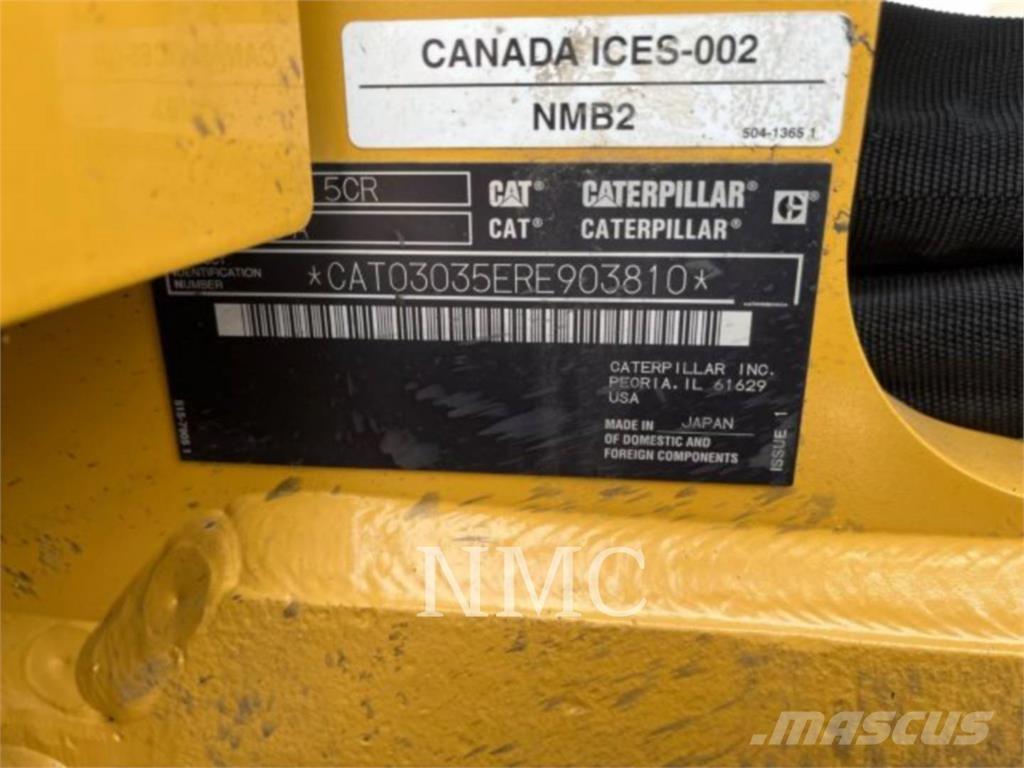 CAT 303.5-07CR Lánctalpas kotrók