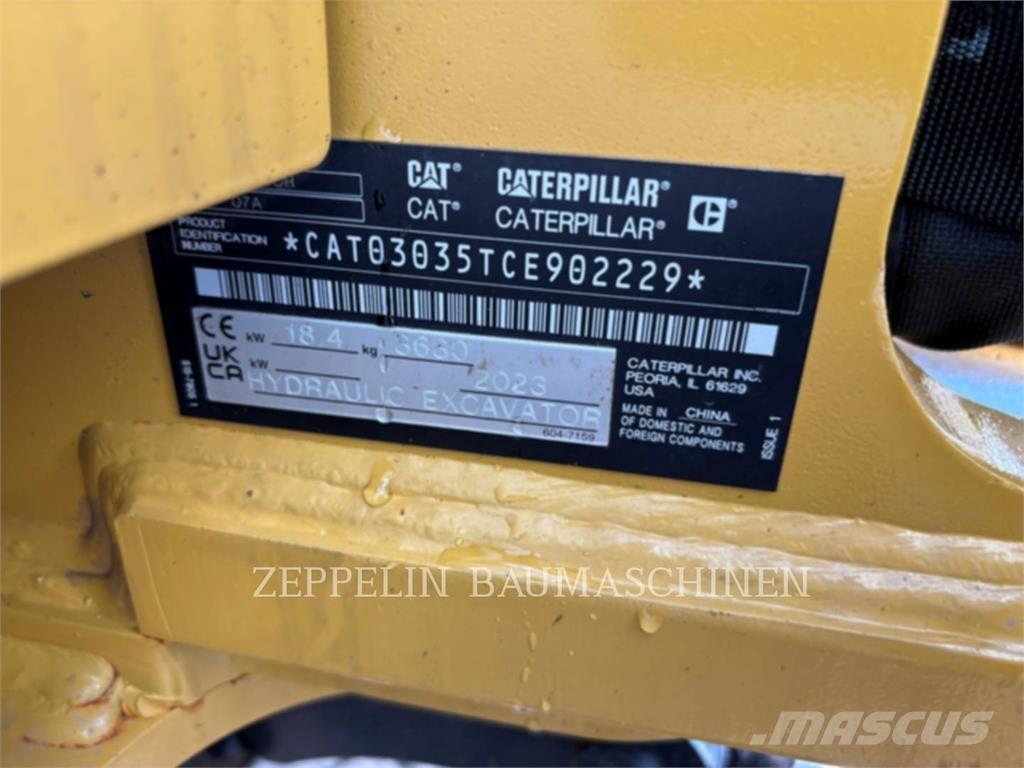 CAT 303.5CR-07 Lánctalpas kotrók