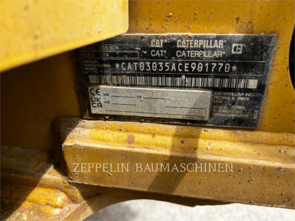 CAT 303.5CR-07 Lánctalpas kotrók
