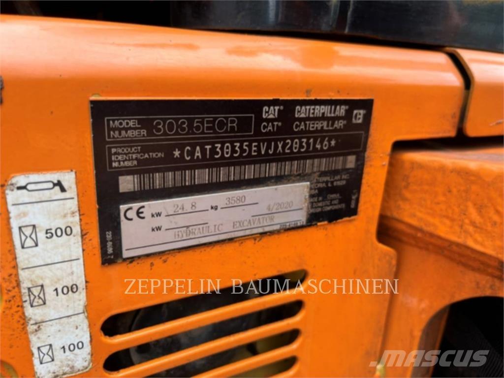 CAT 303.5ECR Lánctalpas kotrók