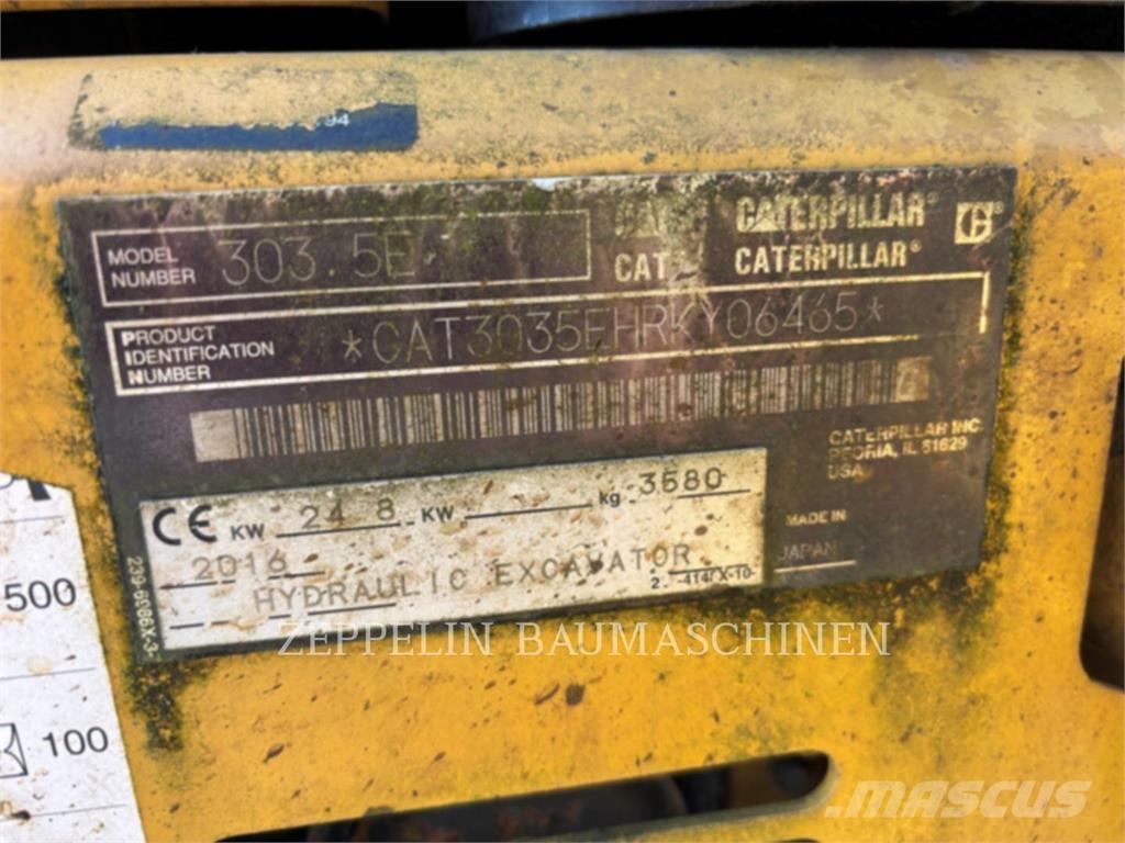 CAT 303.5ECR Lánctalpas kotrók