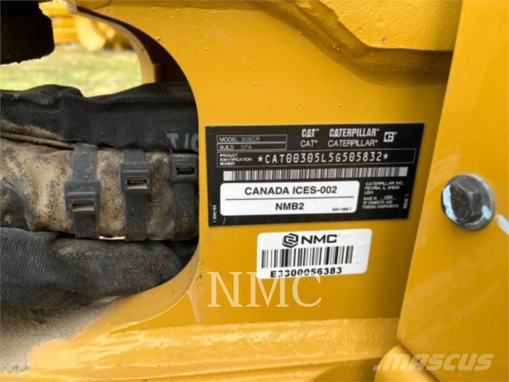 CAT 305-07CR Lánctalpas kotrók