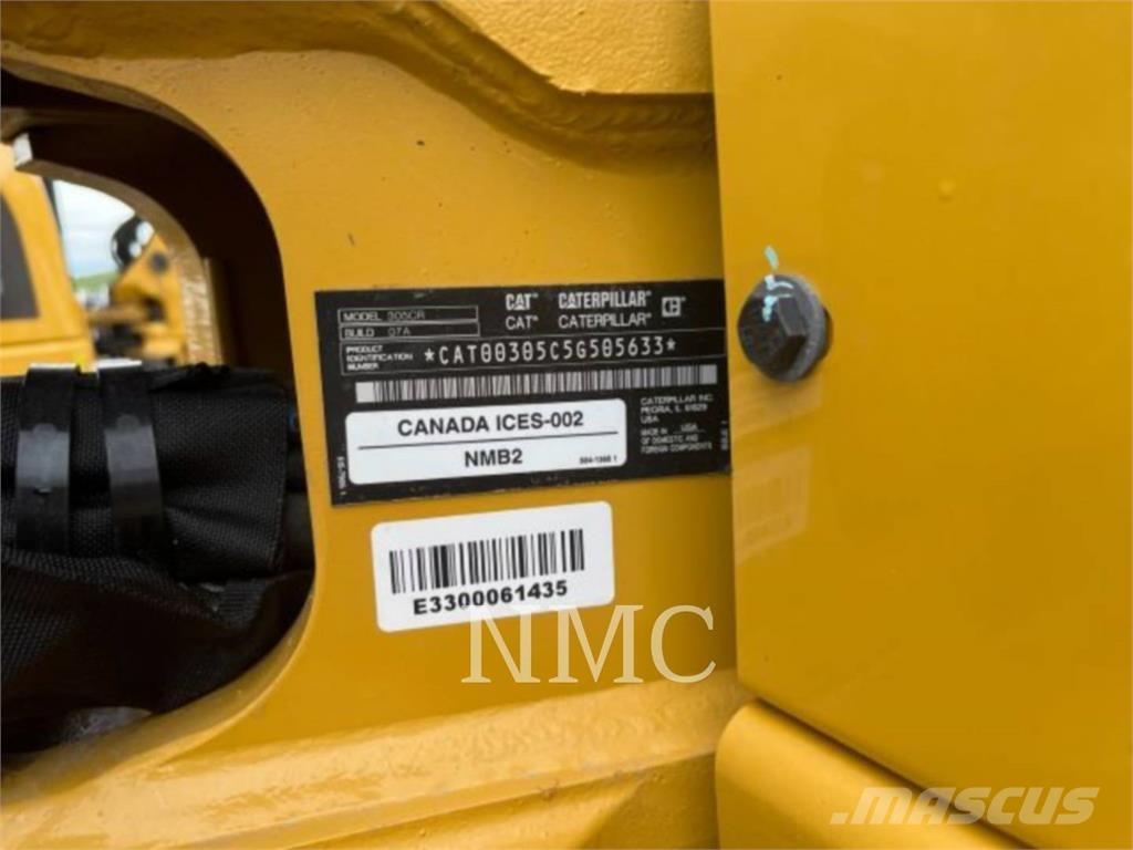 CAT 305-07CR Lánctalpas kotrók