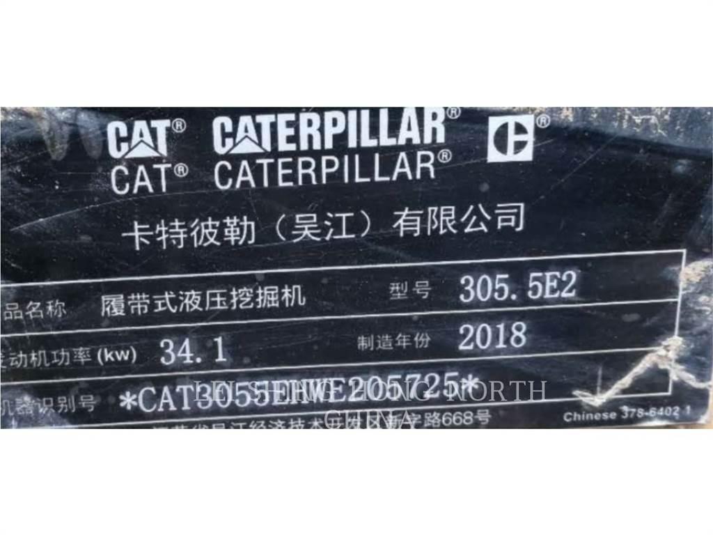 CAT 305.5E2 Lánctalpas kotrók