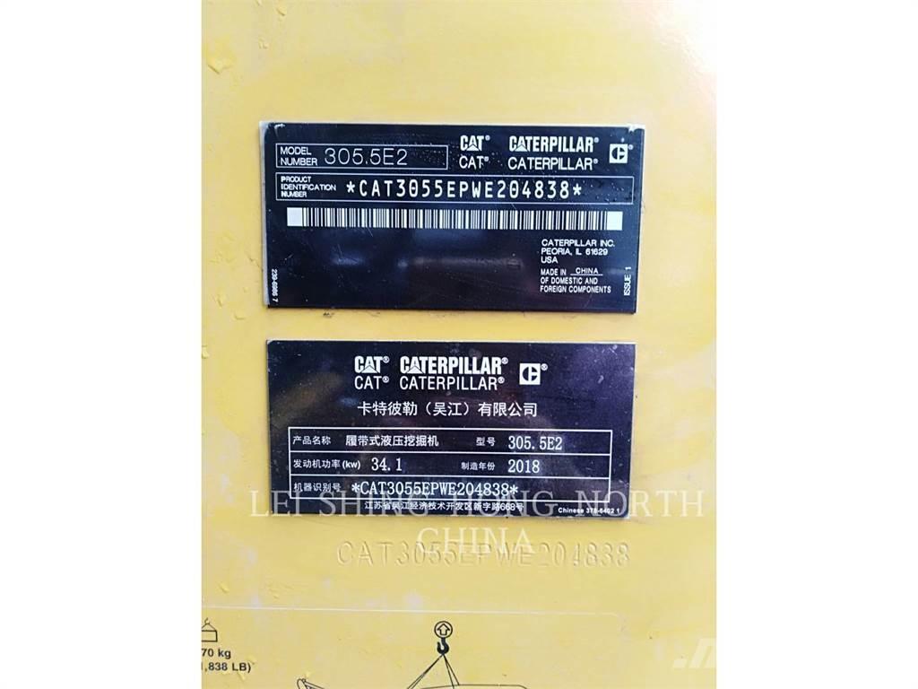 CAT 305.5E2 Lánctalpas kotrók