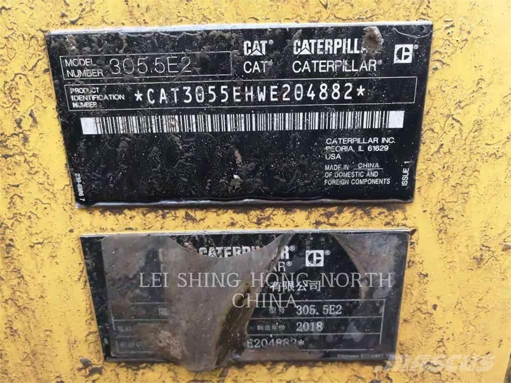 CAT 305.5E2 Lánctalpas kotrók