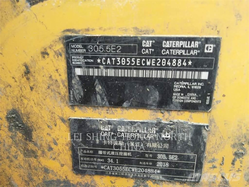 CAT 305.5E2 Lánctalpas kotrók