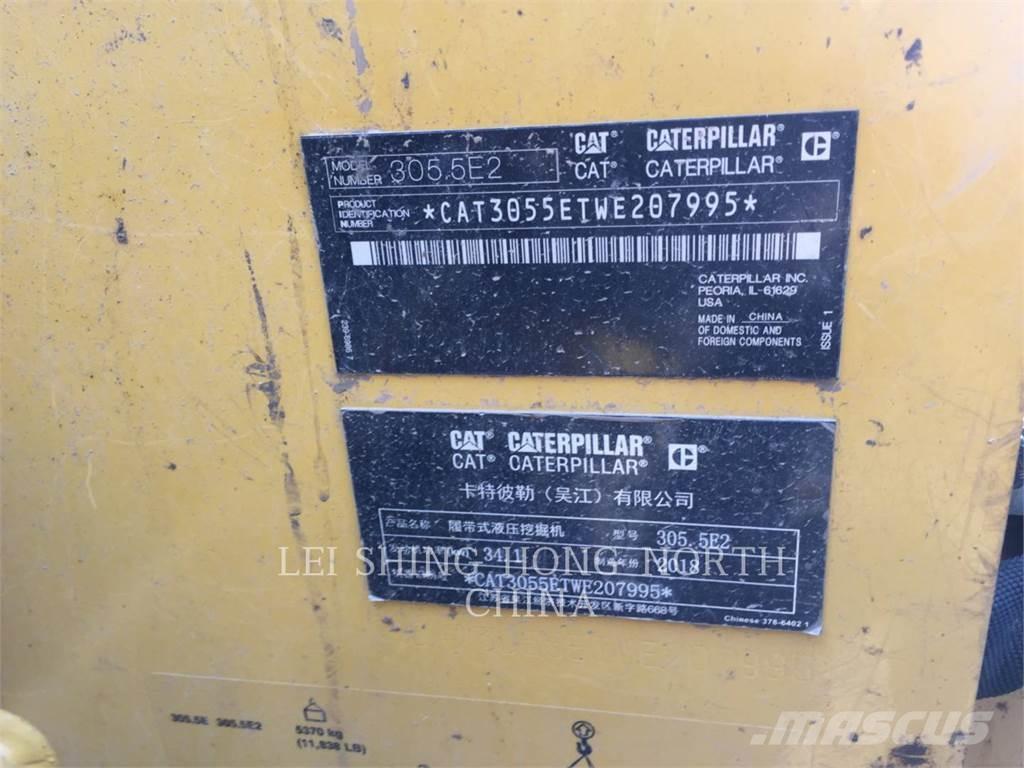 CAT 305.5E2 Lánctalpas kotrók