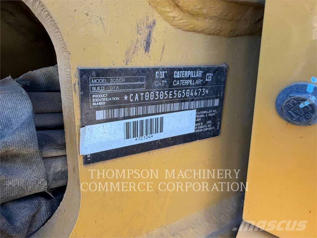 CAT 305 CR Lánctalpas kotrók