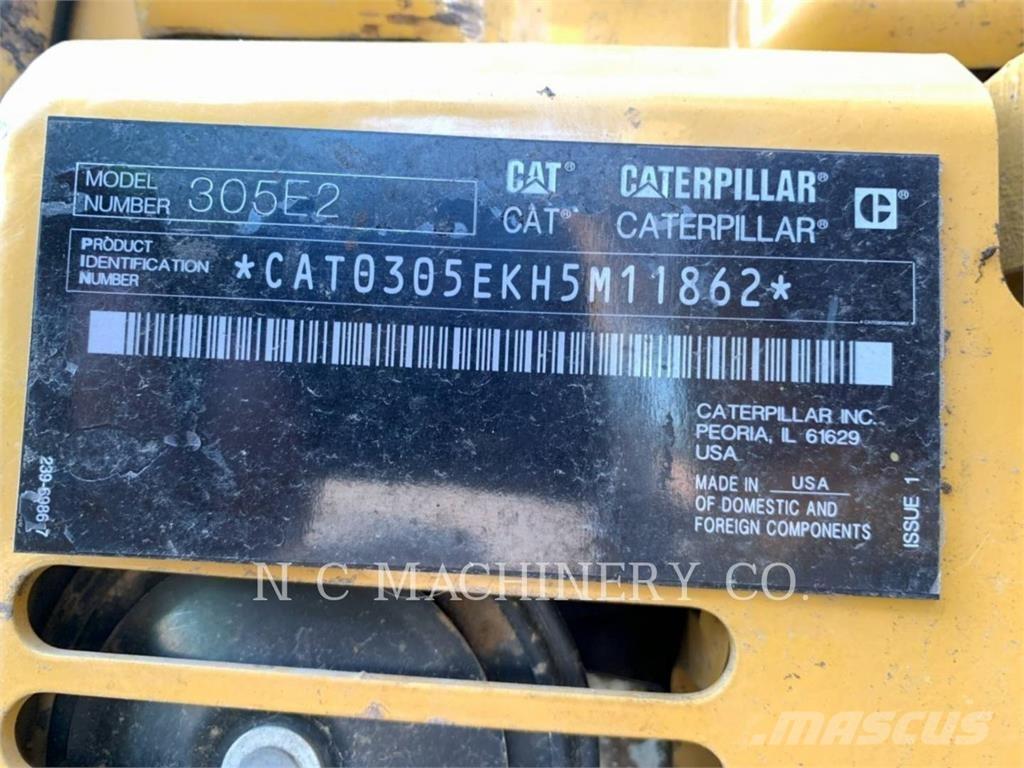 CAT 305E2 CRCB Lánctalpas kotrók