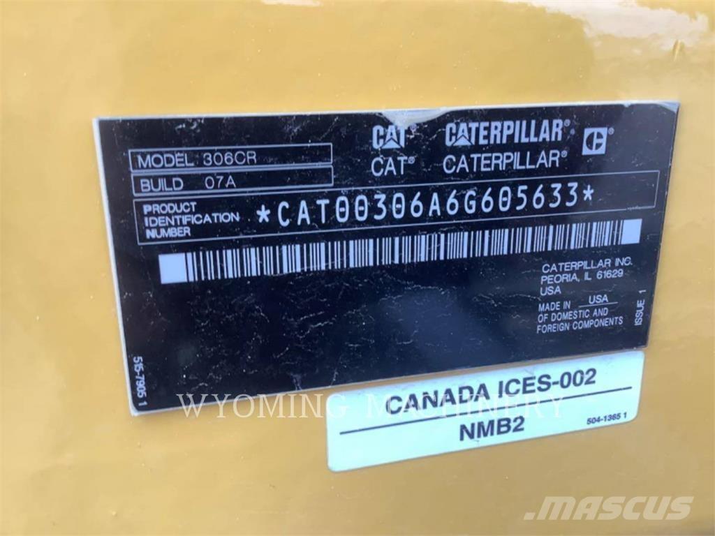 CAT 306 Lánctalpas kotrók