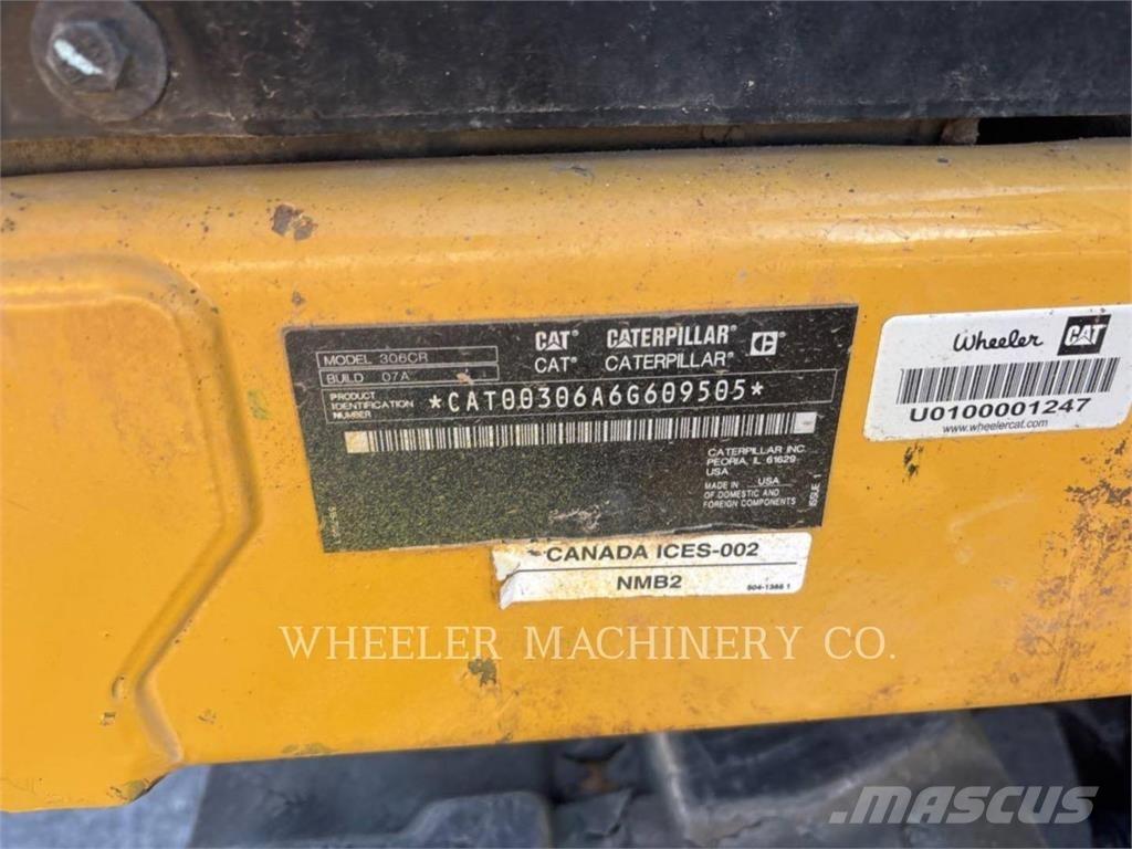 CAT 306 C3 TAQ Lánctalpas kotrók