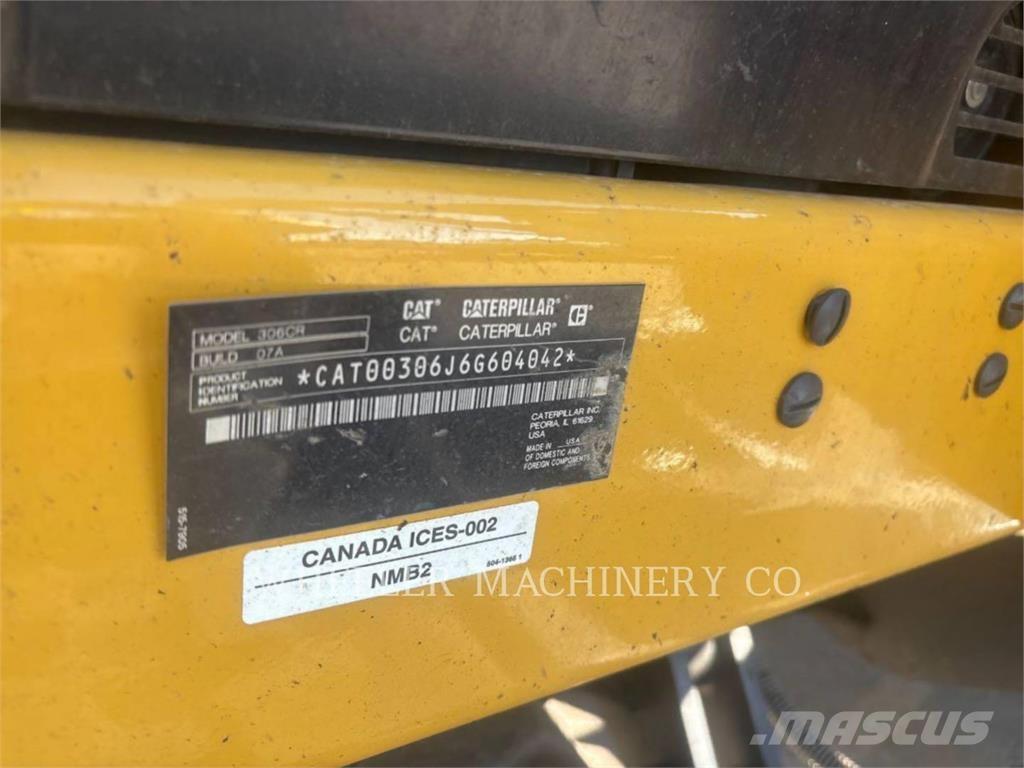 CAT 306 C3 TH Lánctalpas kotrók