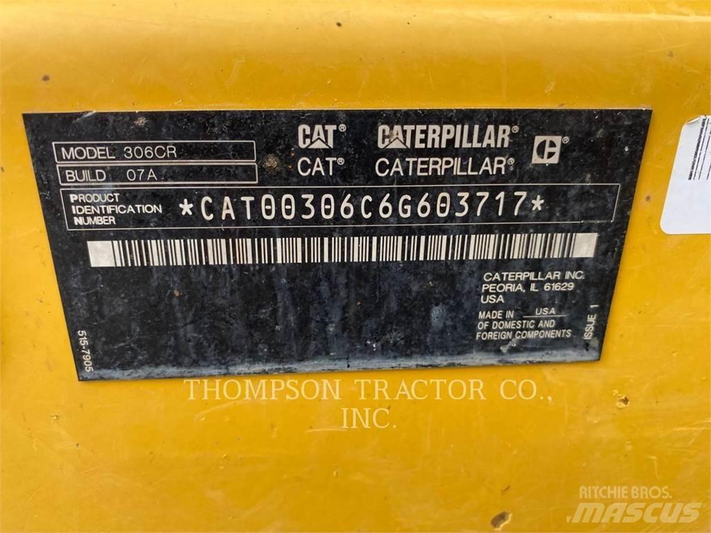 CAT 306CR Lánctalpas kotrók