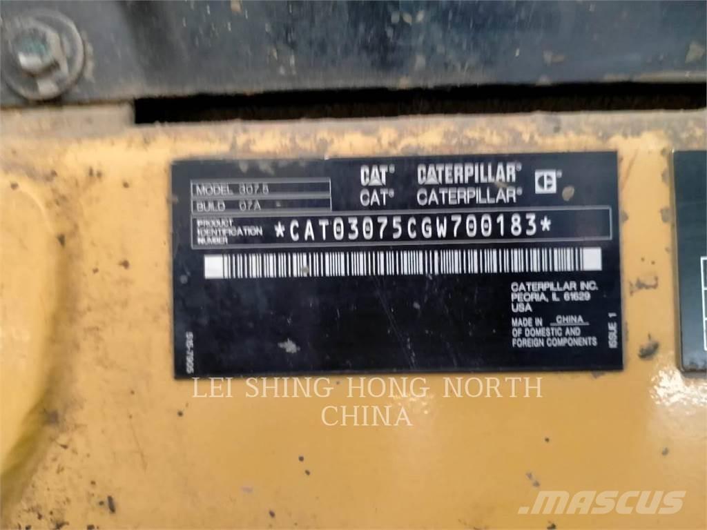 CAT 307.5 Lánctalpas kotrók