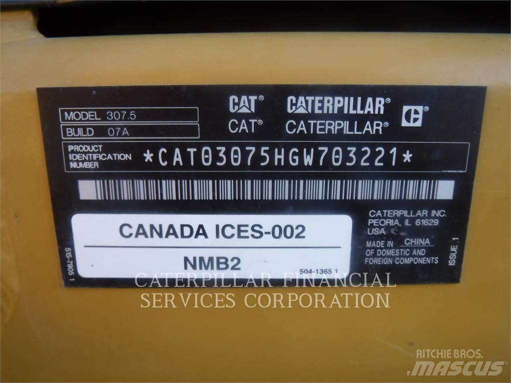 CAT 307.5-07 Lánctalpas kotrók