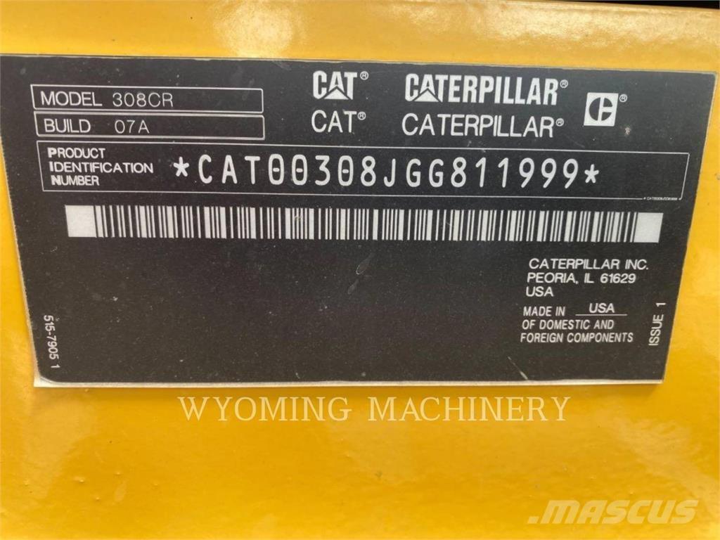 CAT 308 Lánctalpas kotrók