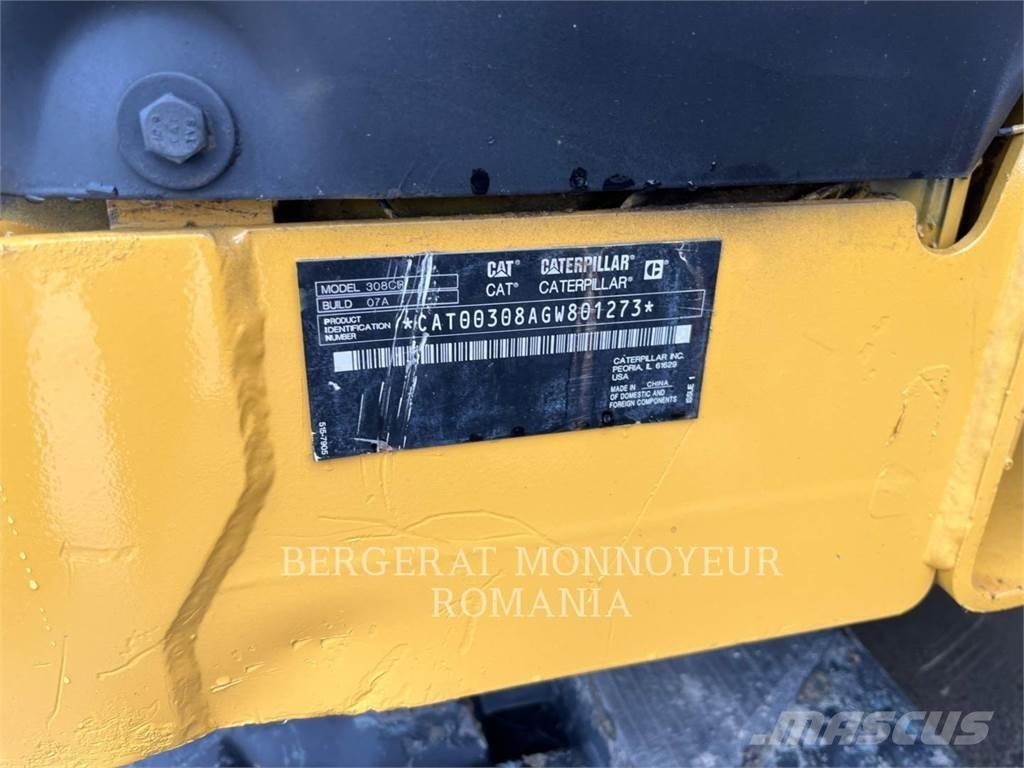 CAT 308-07CR Lánctalpas kotrók