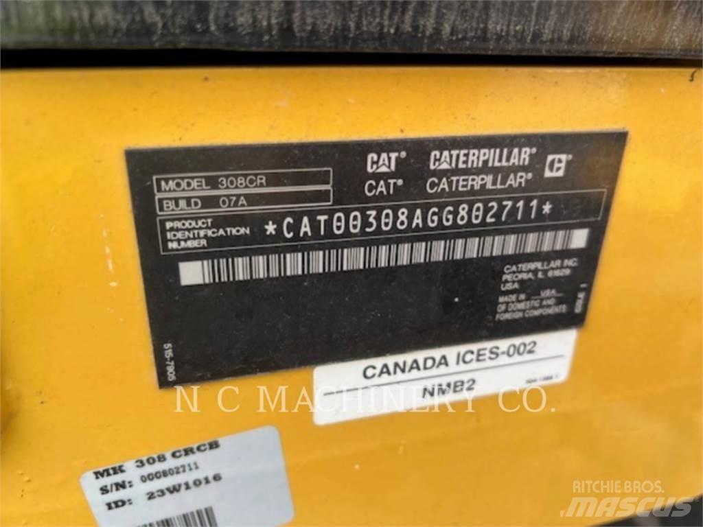CAT 308 CRCB Lánctalpas kotrók