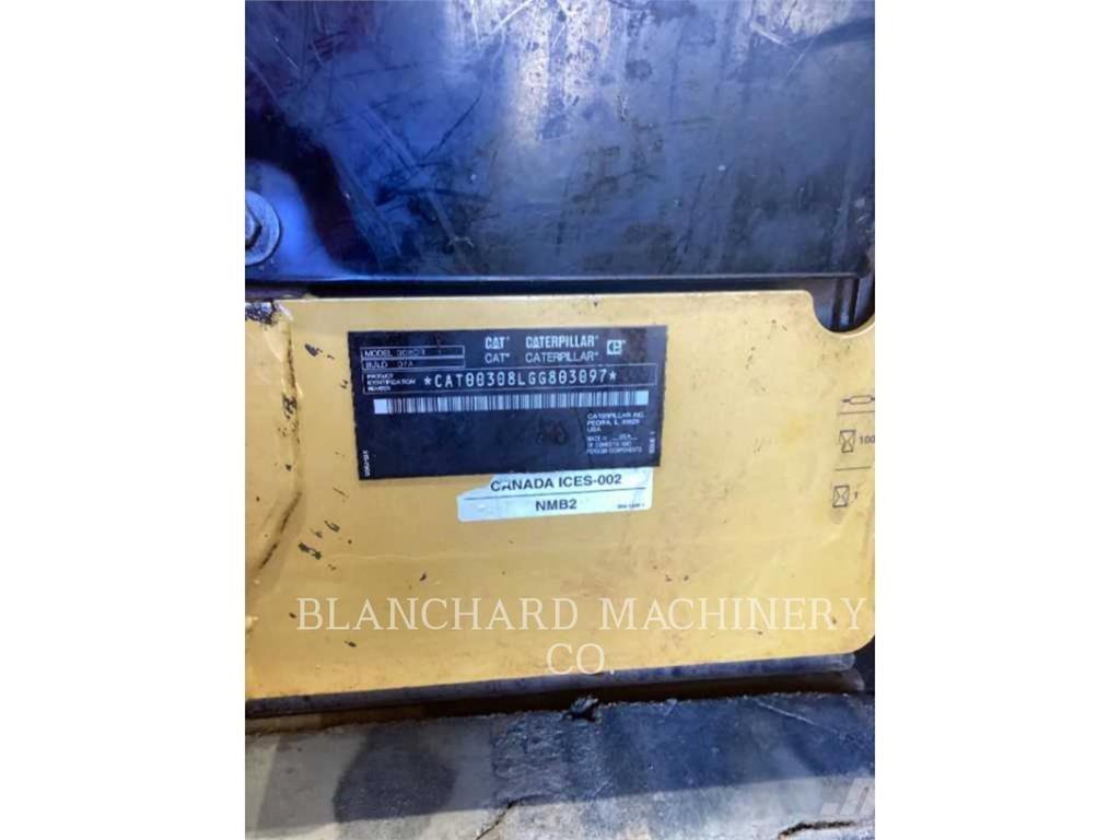 CAT 308CR Lánctalpas kotrók