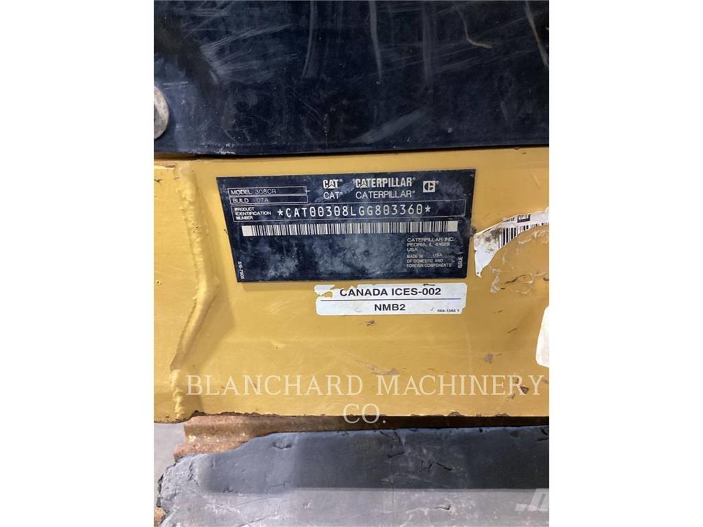 CAT 308CR Lánctalpas kotrók