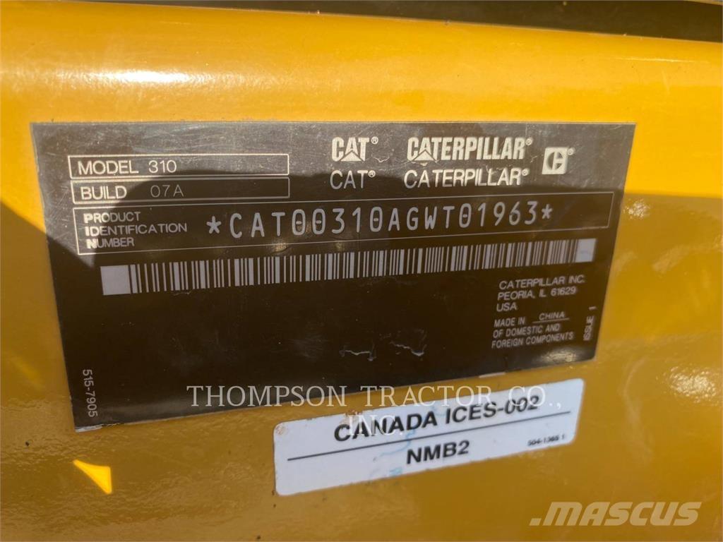 CAT 310 Lánctalpas kotrók