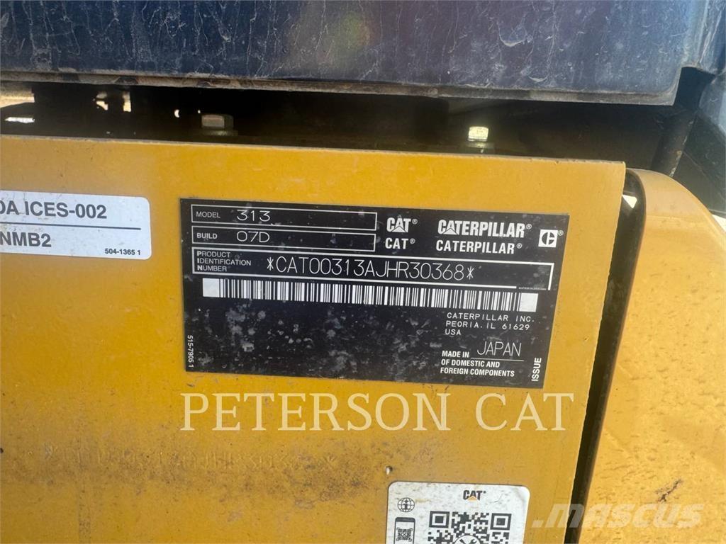 CAT 313 Lánctalpas kotrók