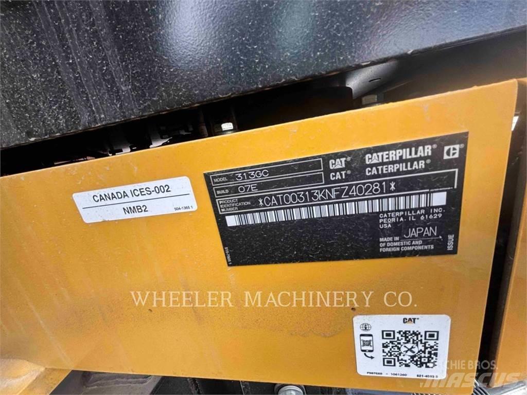 CAT 313 GC CF Lánctalpas kotrók