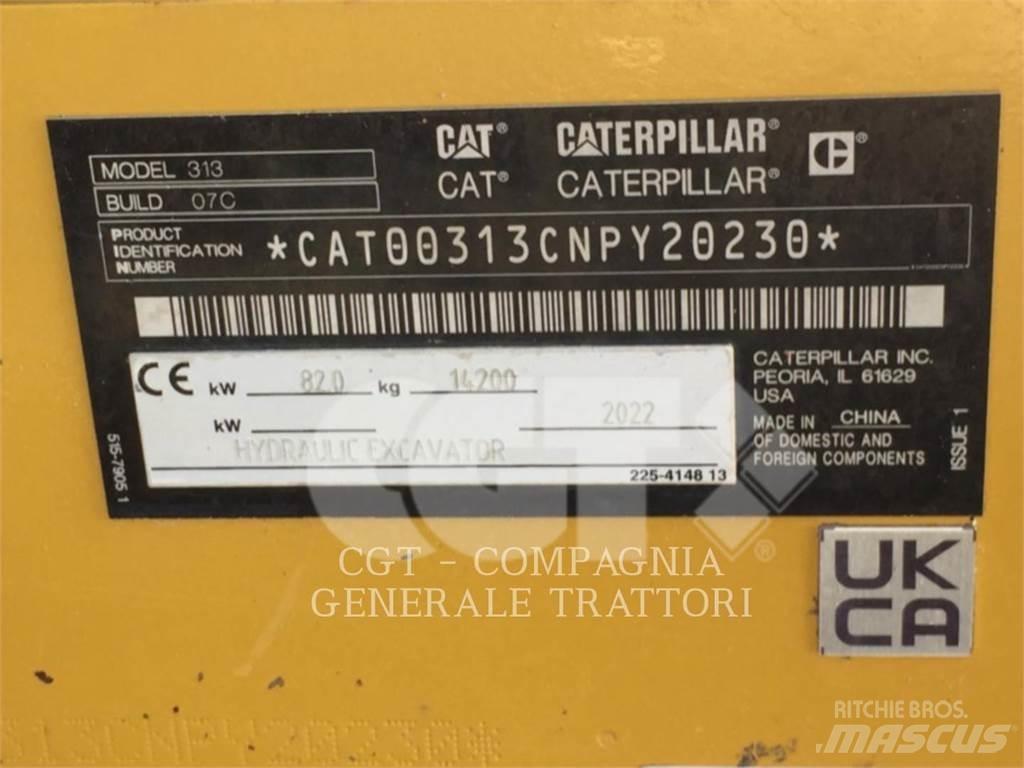 CAT 313 NG Lánctalpas kotrók