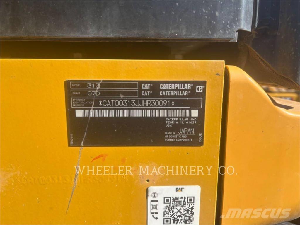 CAT 313 TH Lánctalpas kotrók