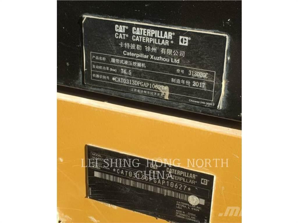 CAT 313D2GC Lánctalpas kotrók